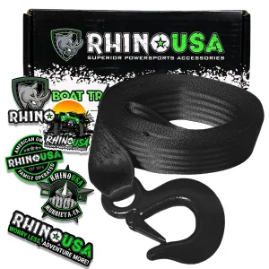 2" x 20' Boat Winch Strap w/ Hook