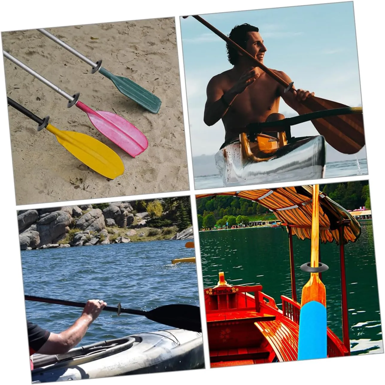 4pcs Paddle Retaining Ring Canoe Drip Rings Canoe Paddles Drip Rings Kayak Drip Ring Drip Ring for