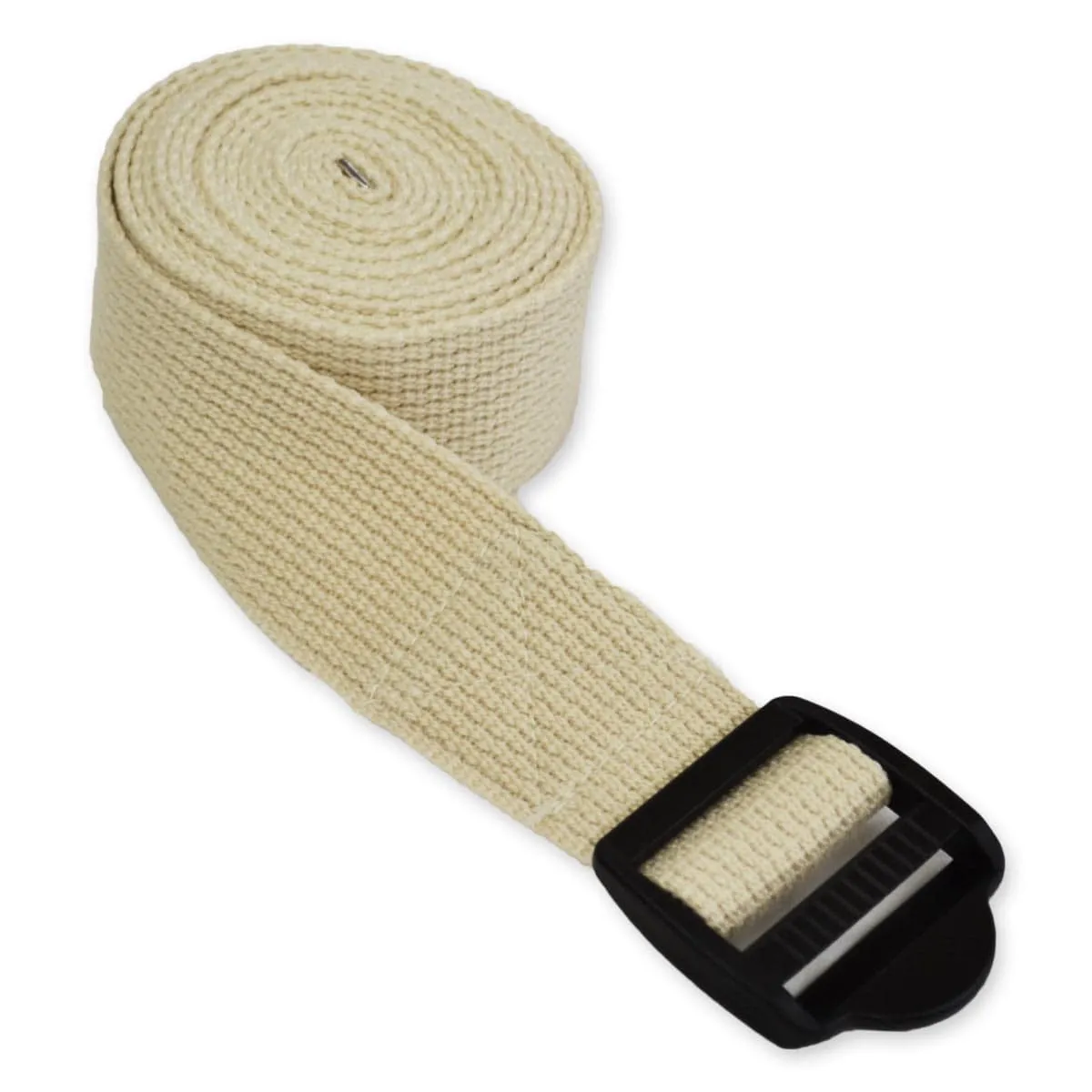 6' Cinch Buckle Cotton Yoga Strap