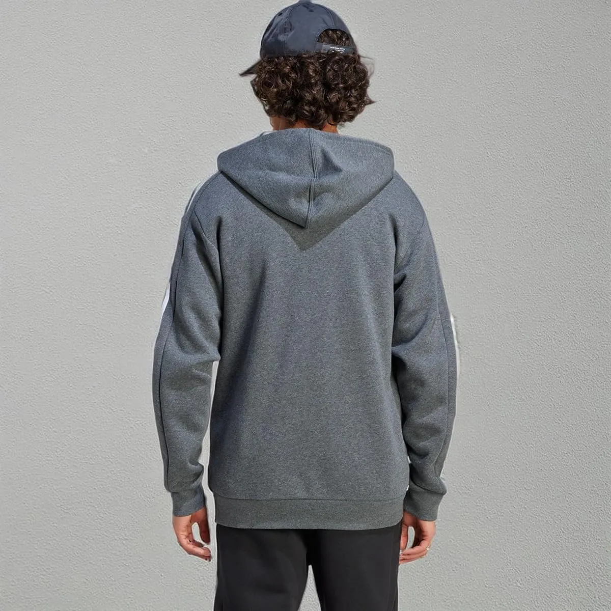 adidas Men's Essentials Fleece 3-Stripes Full-Zip