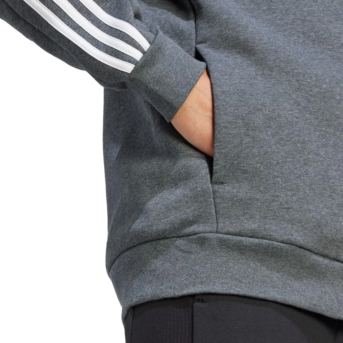 adidas Men's Essentials Fleece 3-Stripes Full-Zip