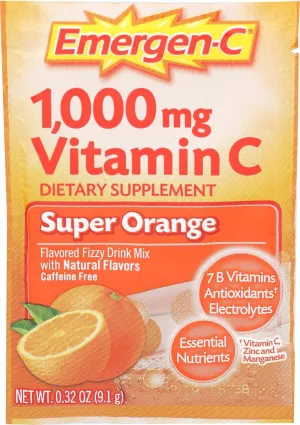 Alacer Super Orange Emergen C Packet, 0.32 OZ