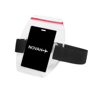 Badge Holder, Vertical, Arm Band, Resealable Zip