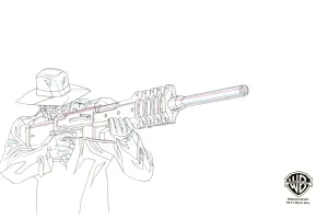 Batman: Gotham Knight Original Production Drawing: Deadshot