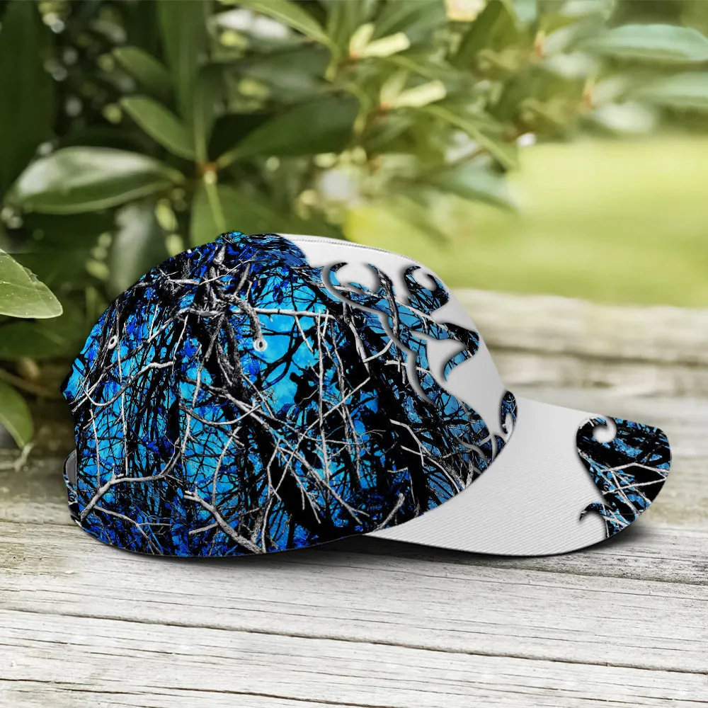 Blue Camouflaged Deer Pattern Baseball Cap Coolspod