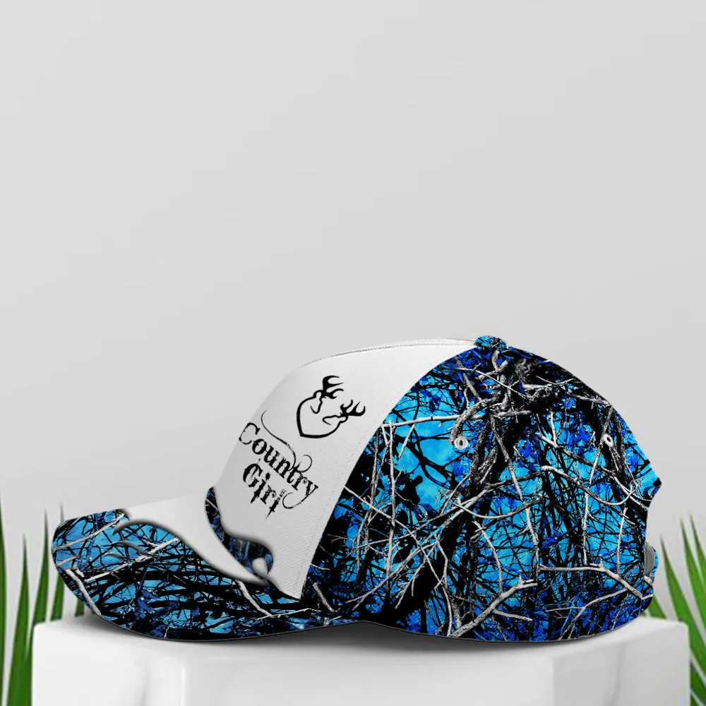 Blue Camouflaged Deer Pattern Baseball Cap Coolspod