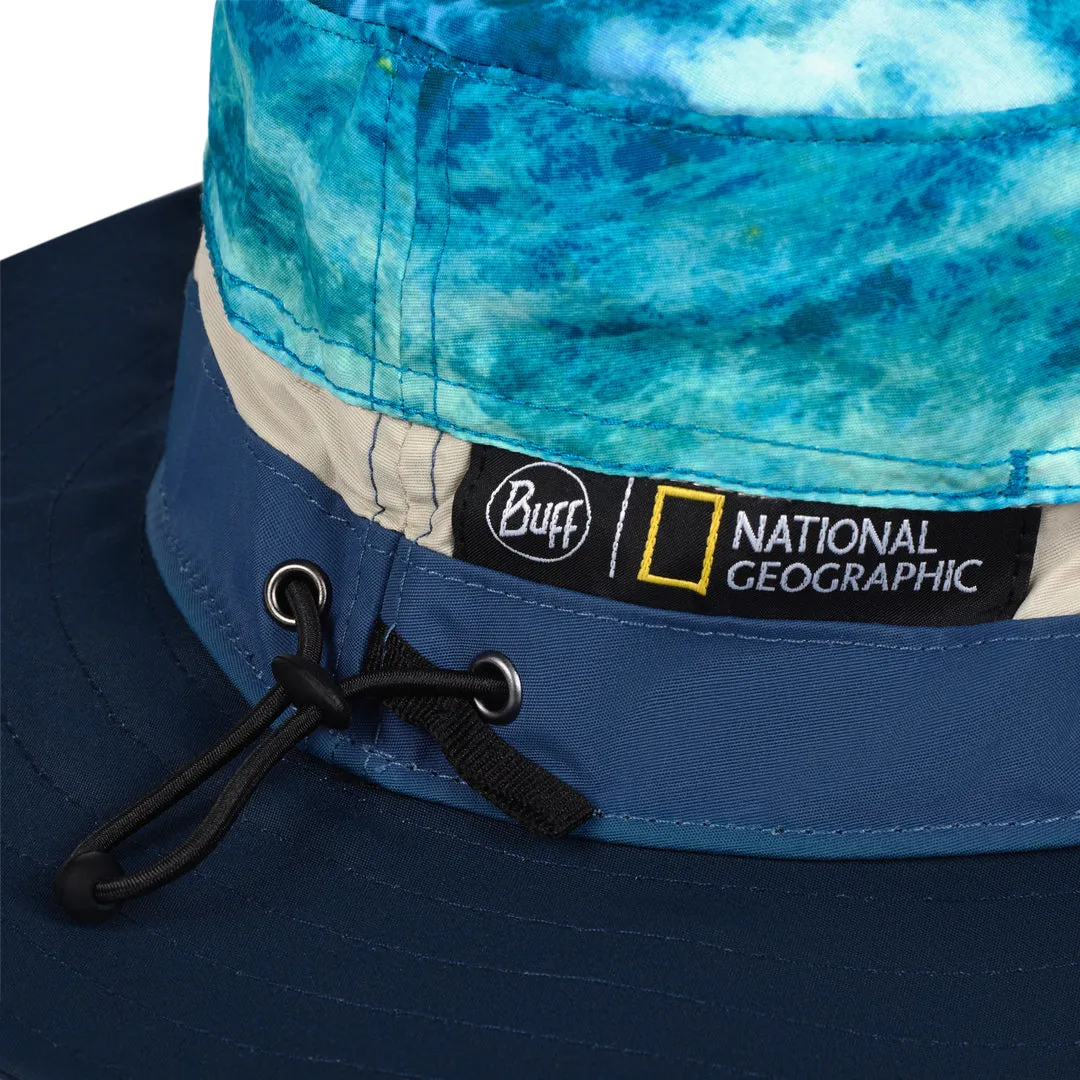 Buff Explore Booney Hat National Geographic Zankor Blue