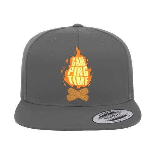 Camp Fire Flat Bill Cap
