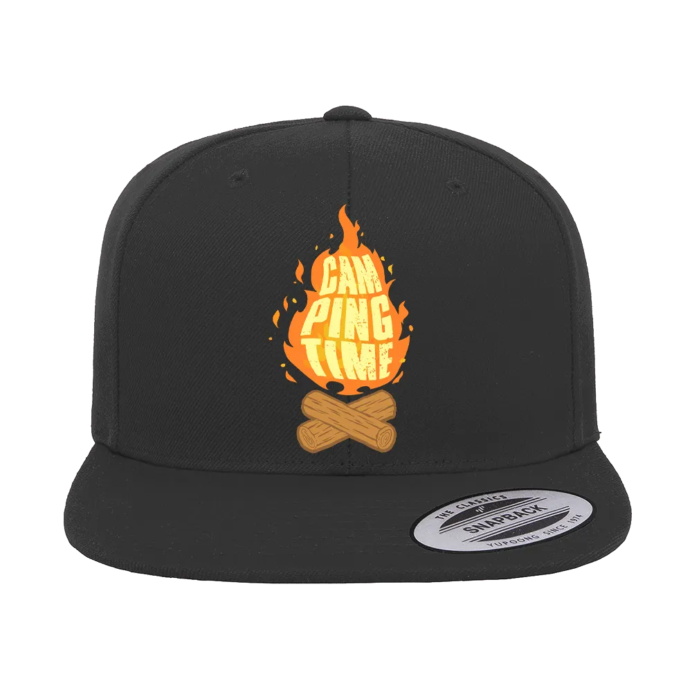 Camp Fire Flat Bill Cap