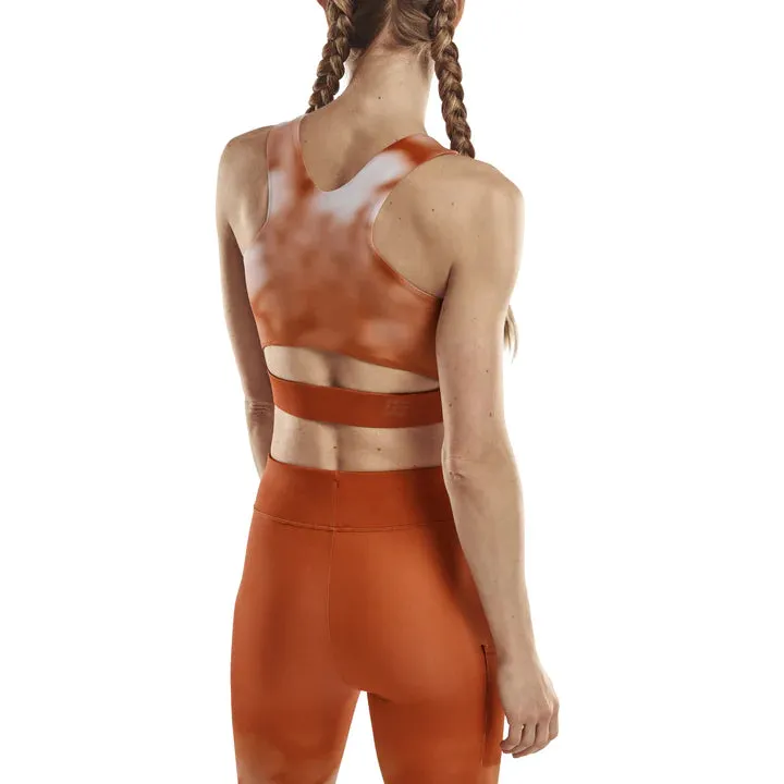 CEP | Run Bloom Crop Top | Women's | Ginger/White