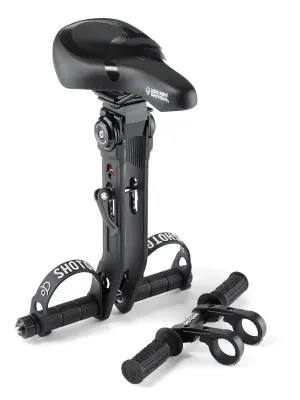 Child Bike Seat 2.0   Shotgun Handlebar Combination, Black