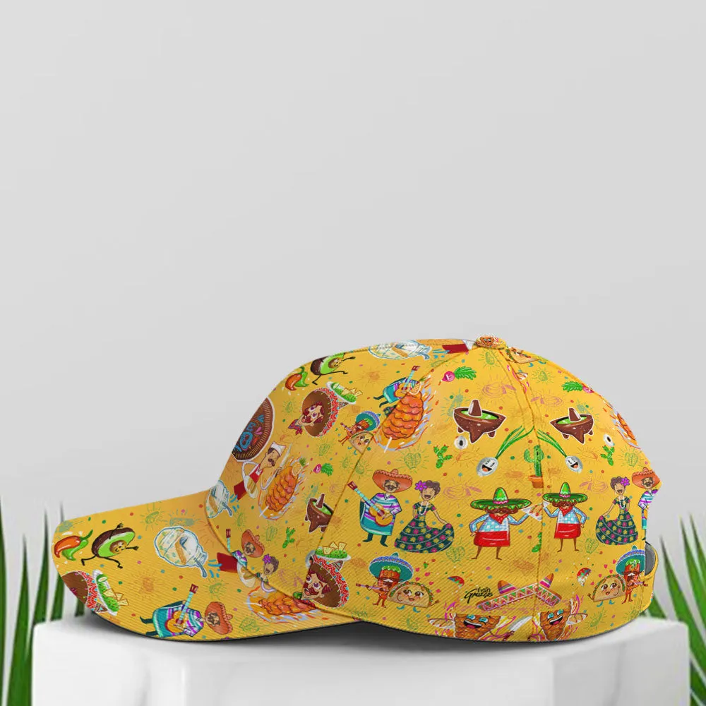 Cinco De Mayo Yellow Funny Pattern Baseball Cap Coolspod
