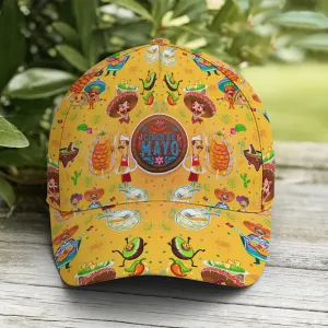 Cinco De Mayo Yellow Funny Pattern Baseball Cap Coolspod
