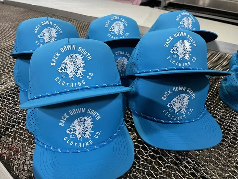 Cool Dry Rope Hat - Be a Chief- Ice Blue