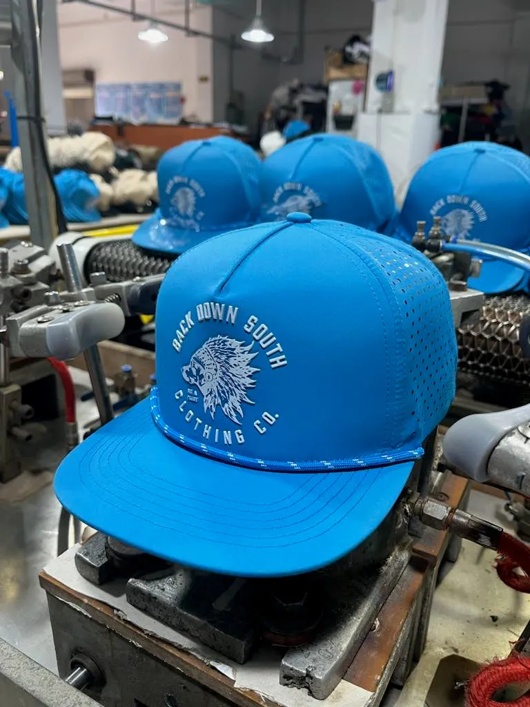 Cool Dry Rope Hat - Be a Chief- Ice Blue