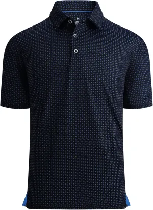 Damipow Premium Golf Shirts for Men Dry Fit Performance Polo Short Sleeve Collared Shirt