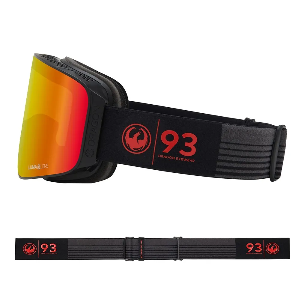 Dragon 2024 NFX Mag OTG Goggle   Extra Lens - 30 Years/Red Ion