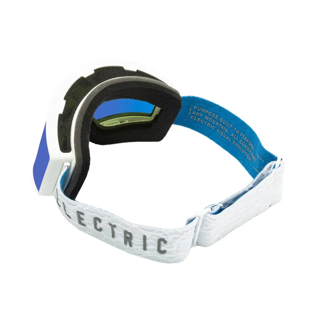Electric 2024 Kleveland II Goggle   Extra Lens - Matte White Nuron/Moss Blue