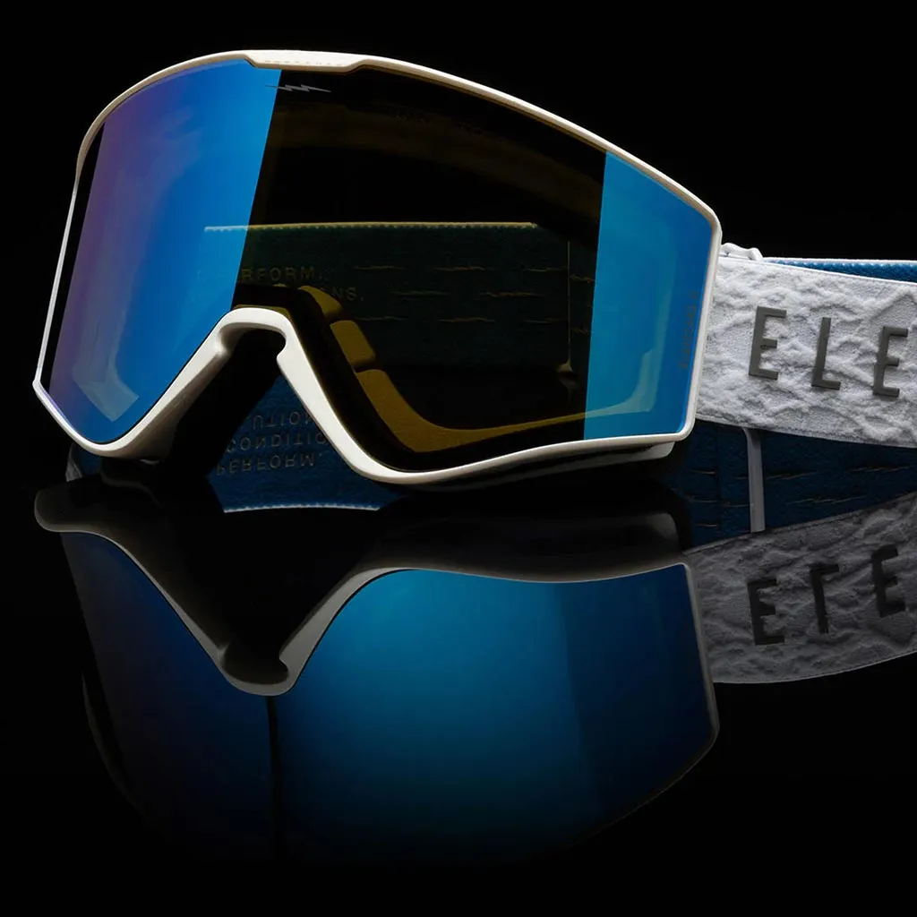 Electric 2024 Kleveland II Goggle   Extra Lens - Matte White Nuron/Moss Blue