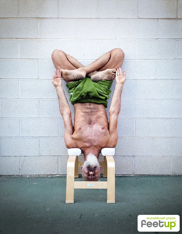 FeetUp Headstand Yoga Stool - Chocolate