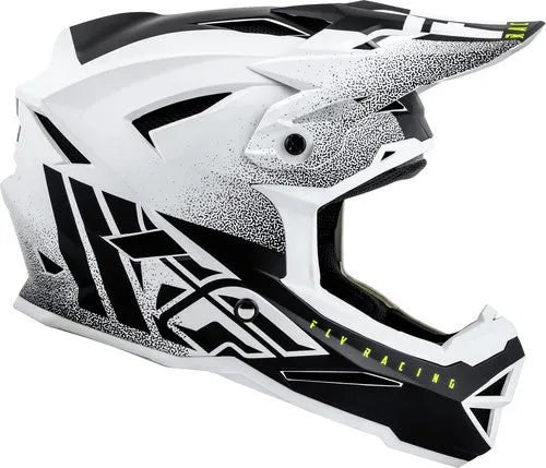 Fly Racing Default Full Face Helmet - Matte White/Black