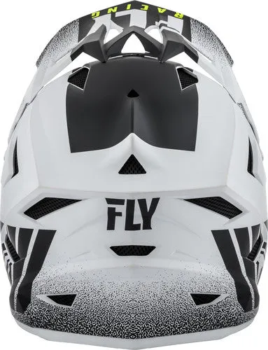Fly Racing Default Full Face Helmet - Matte White/Black