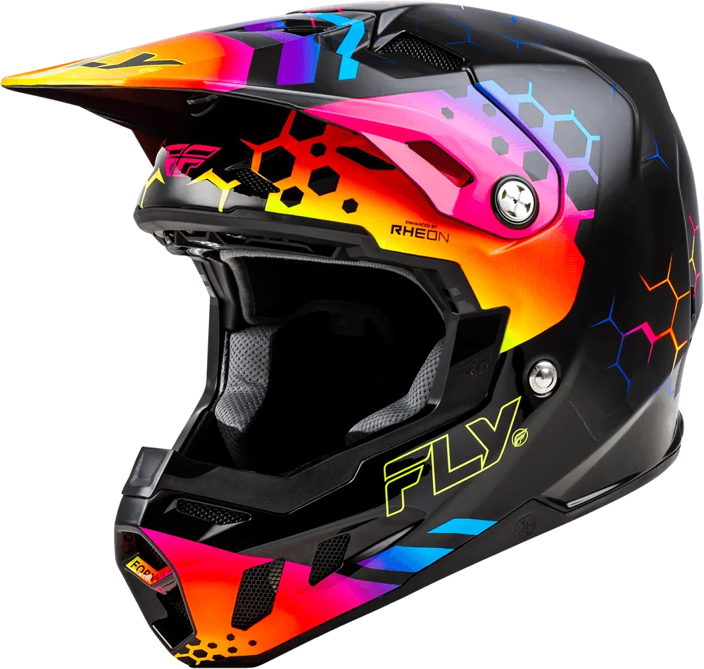 Fly Racing Youth Formula CC Tektonic Helmet Black/Sunset