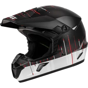 Gmax Youth MX-46Y Frequency Offroad Helmet Matte Black/White