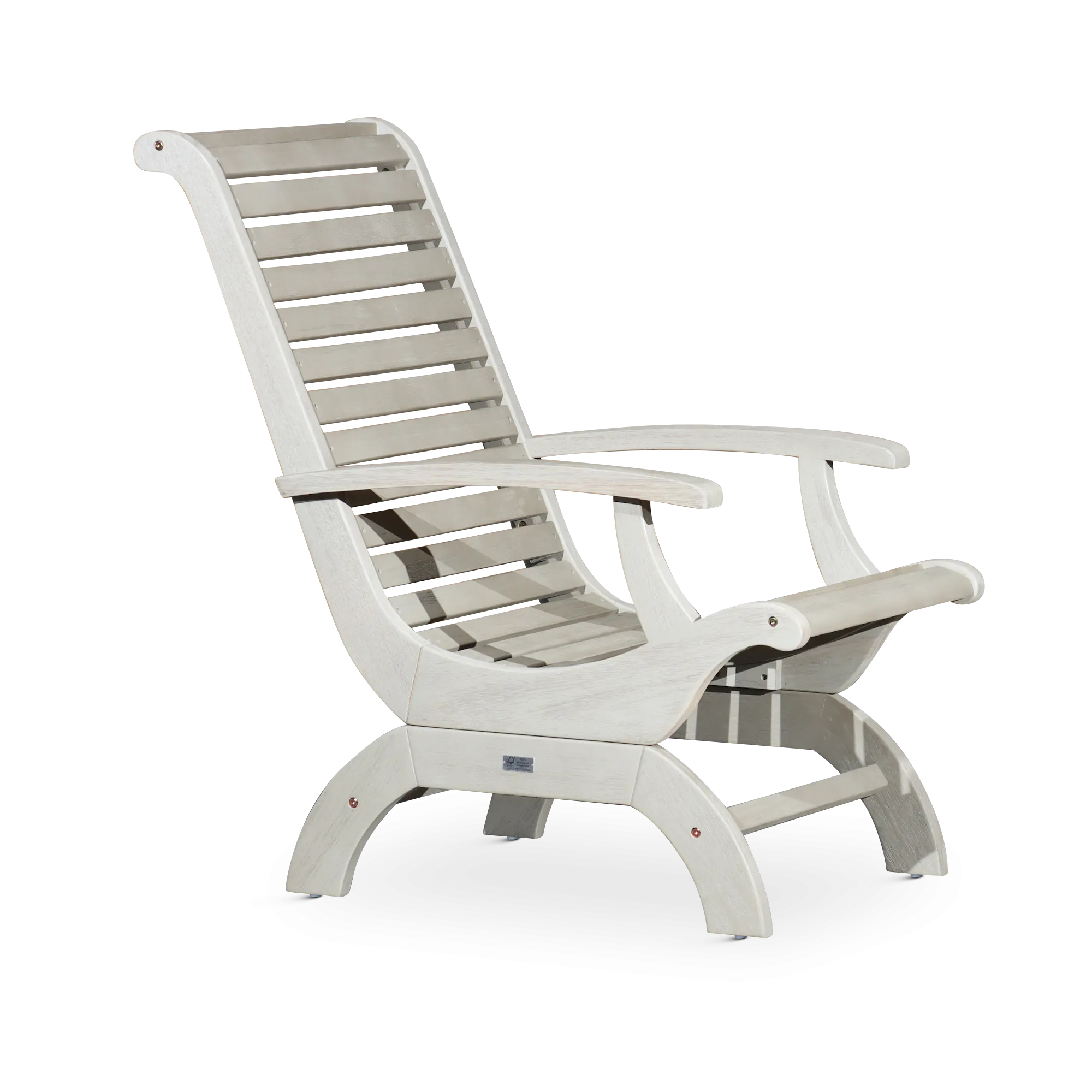 Go Green Eucalyptus Wood Chair - Gray