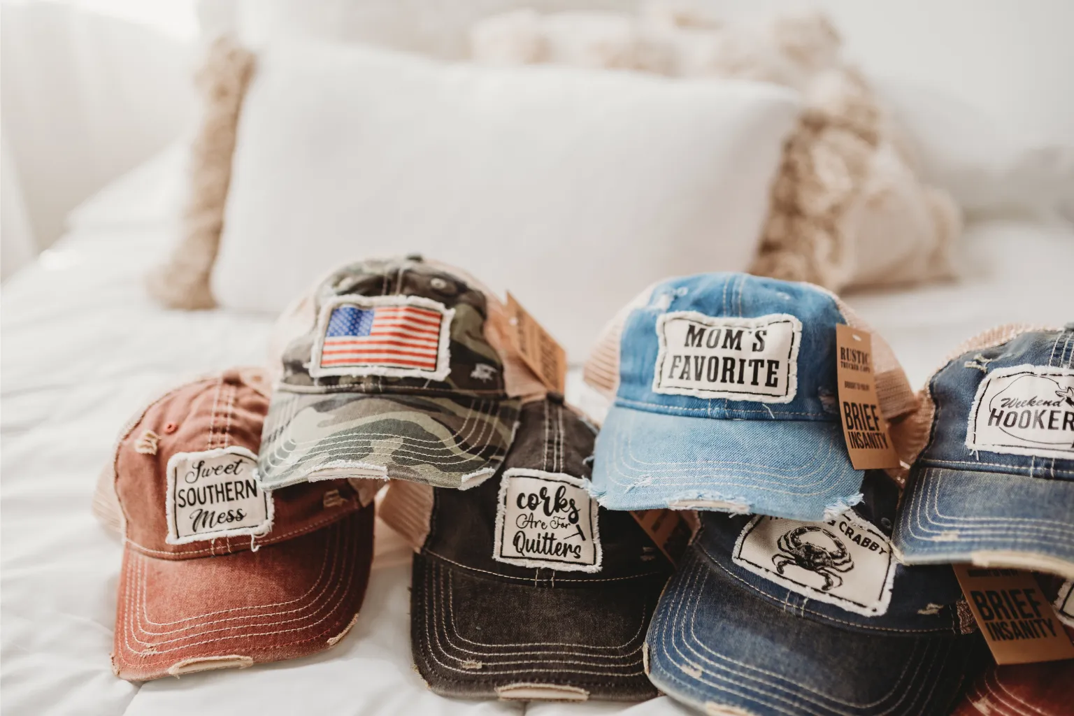 I Sleep Around - Vintage Distressed Trucker Adult Hat