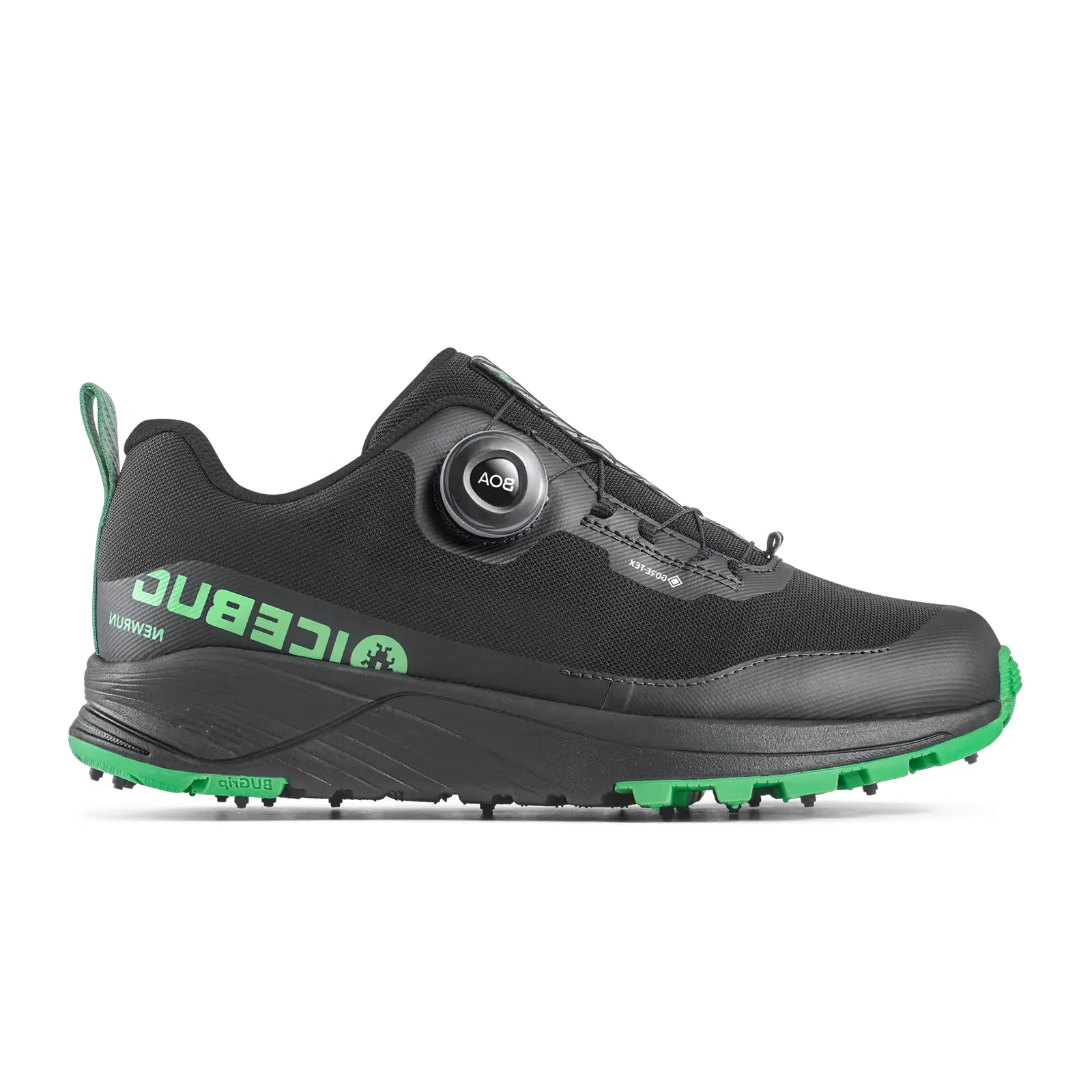 Icebug NewRun BUGrip GTX (Women) - Black/Grass