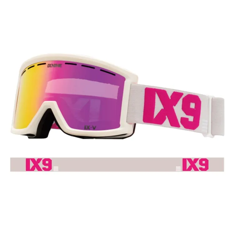 Ixnine IX5-11 Snow Goggles-SKY CORAL [Korean Brand]