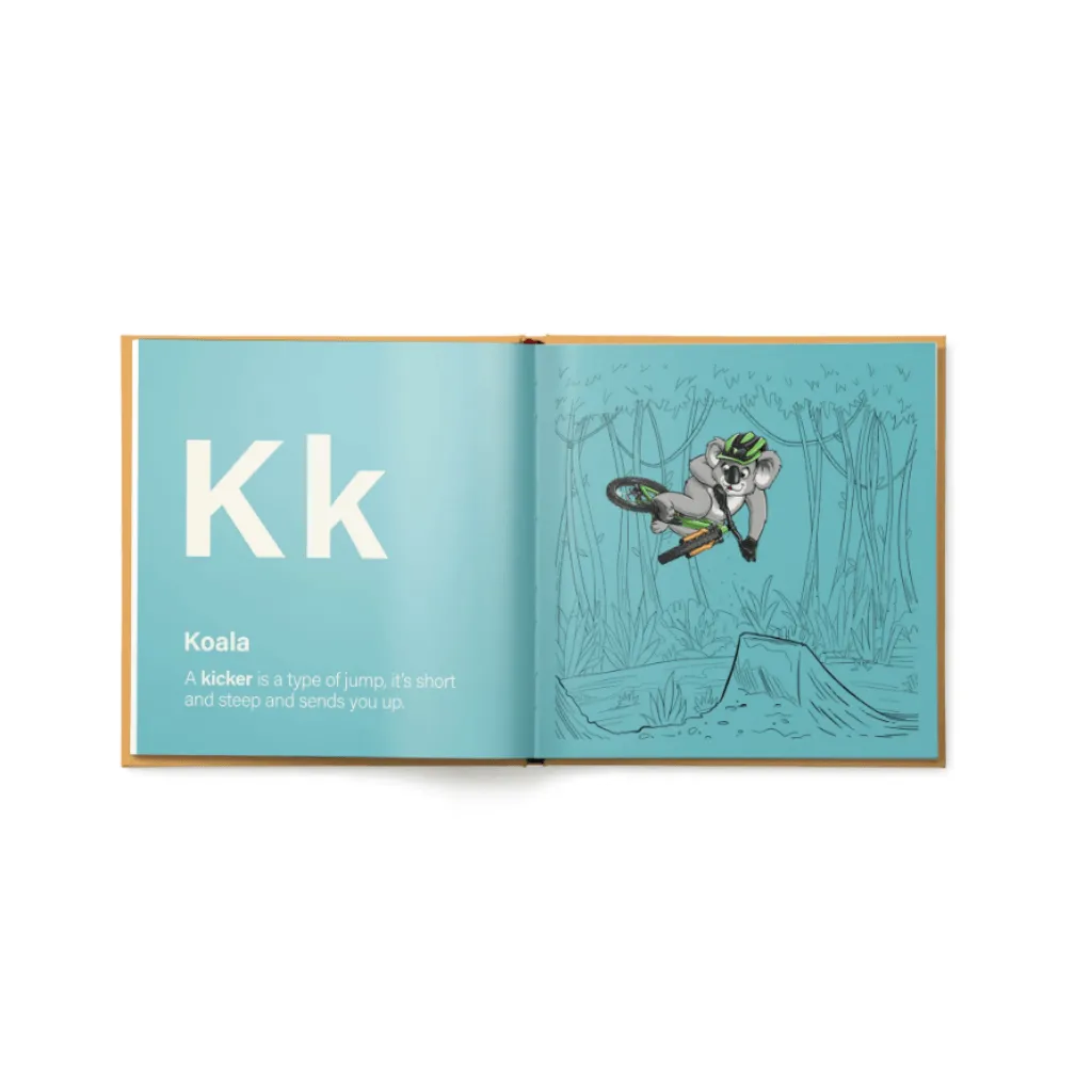 Kids Ride Shotgun "Shred Til Bed" Book – The MTB Animal Alphabet
