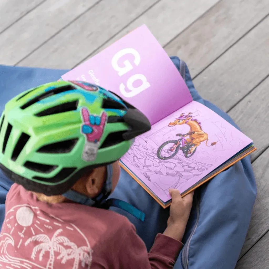 Kids Ride Shotgun "Shred Til Bed" Book – The MTB Animal Alphabet