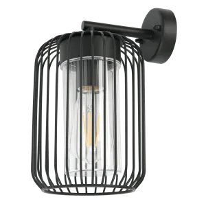 Koda Black Outdoor Wall Light