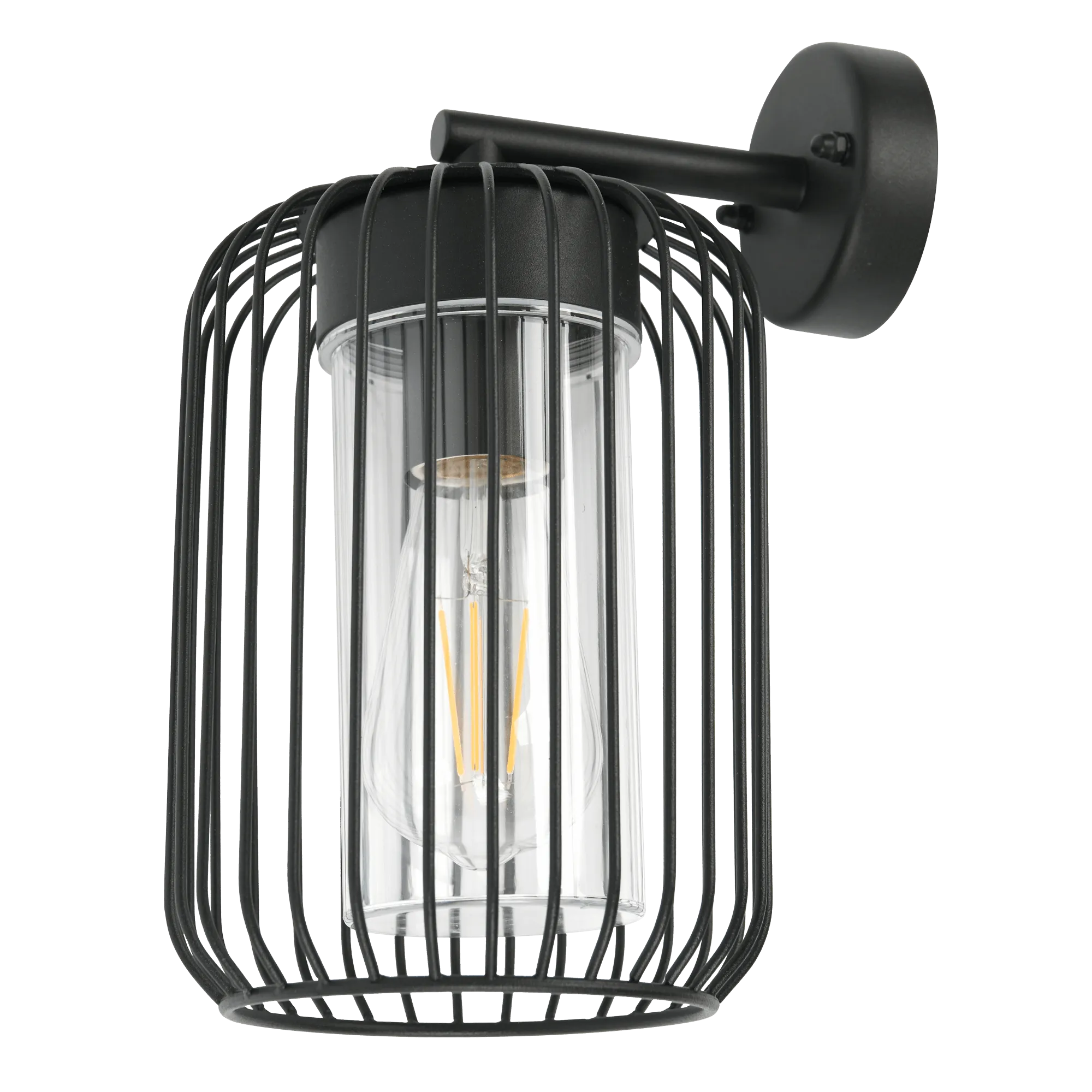 Koda Black Outdoor Wall Light