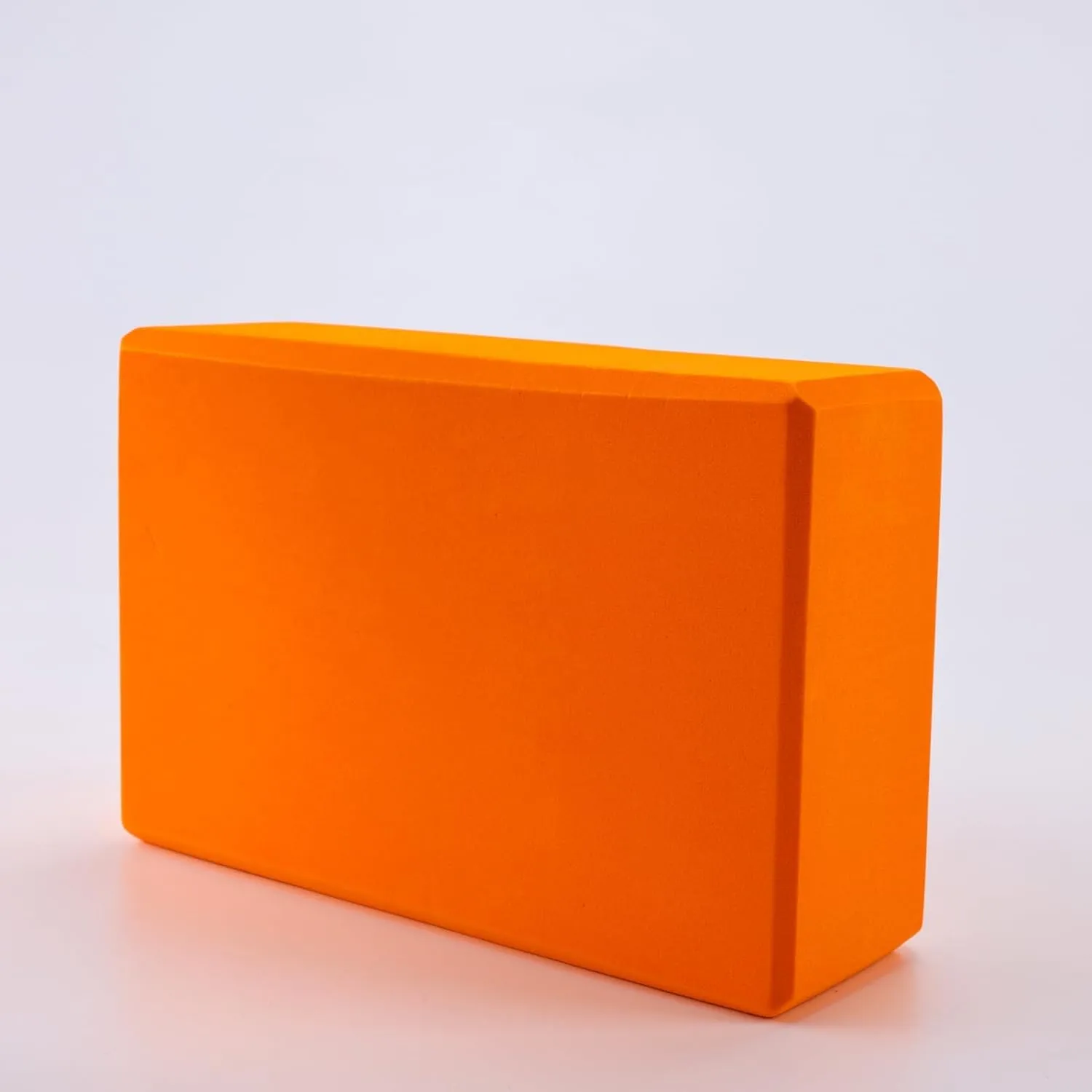 Kuber Industries High-Density Yoga Block|Lightweight & Portable Yoga Brick|Improve Strength & Flexibility-Pack of 4 (Orange)
