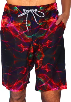 KYKU Swimming Trunks Men Swim Shorts Swimwear Beachwear Board Shorts with Pocket