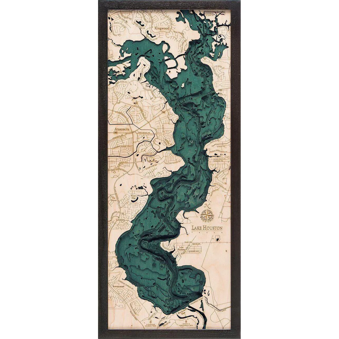 Lake Houston Wood Chart