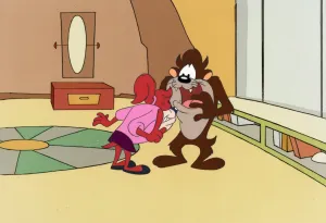 Looney Tunes Original Production Cel: Taz and Molly