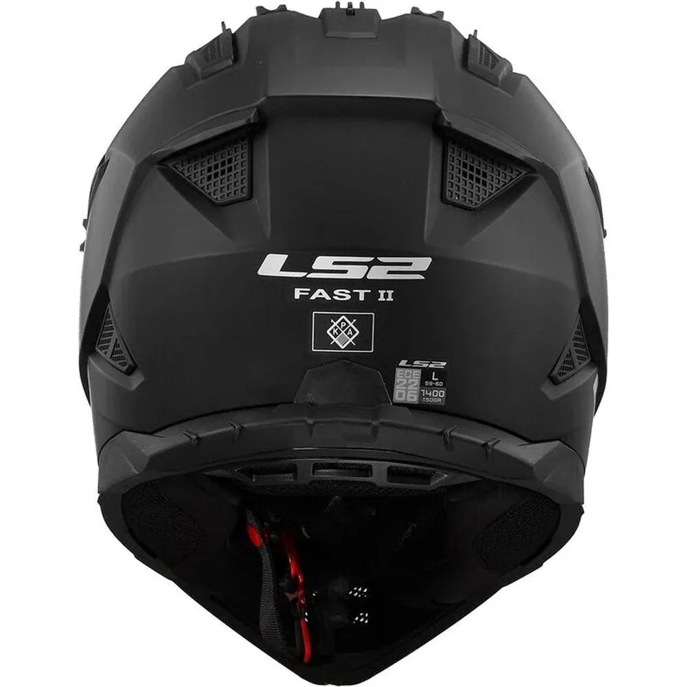 Ls2 Mx708 Fast  Solid Motocross Helmet Matt Black-06
