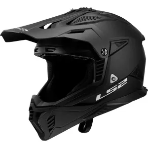 Ls2 Mx708 Fast  Solid Motocross Helmet Matt Black-06