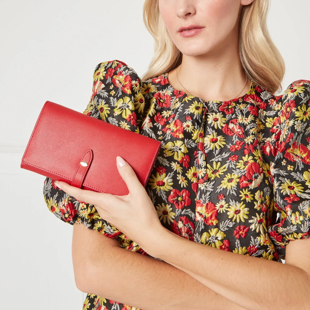 LULU RED JUNIPER CHAIN WALLET
