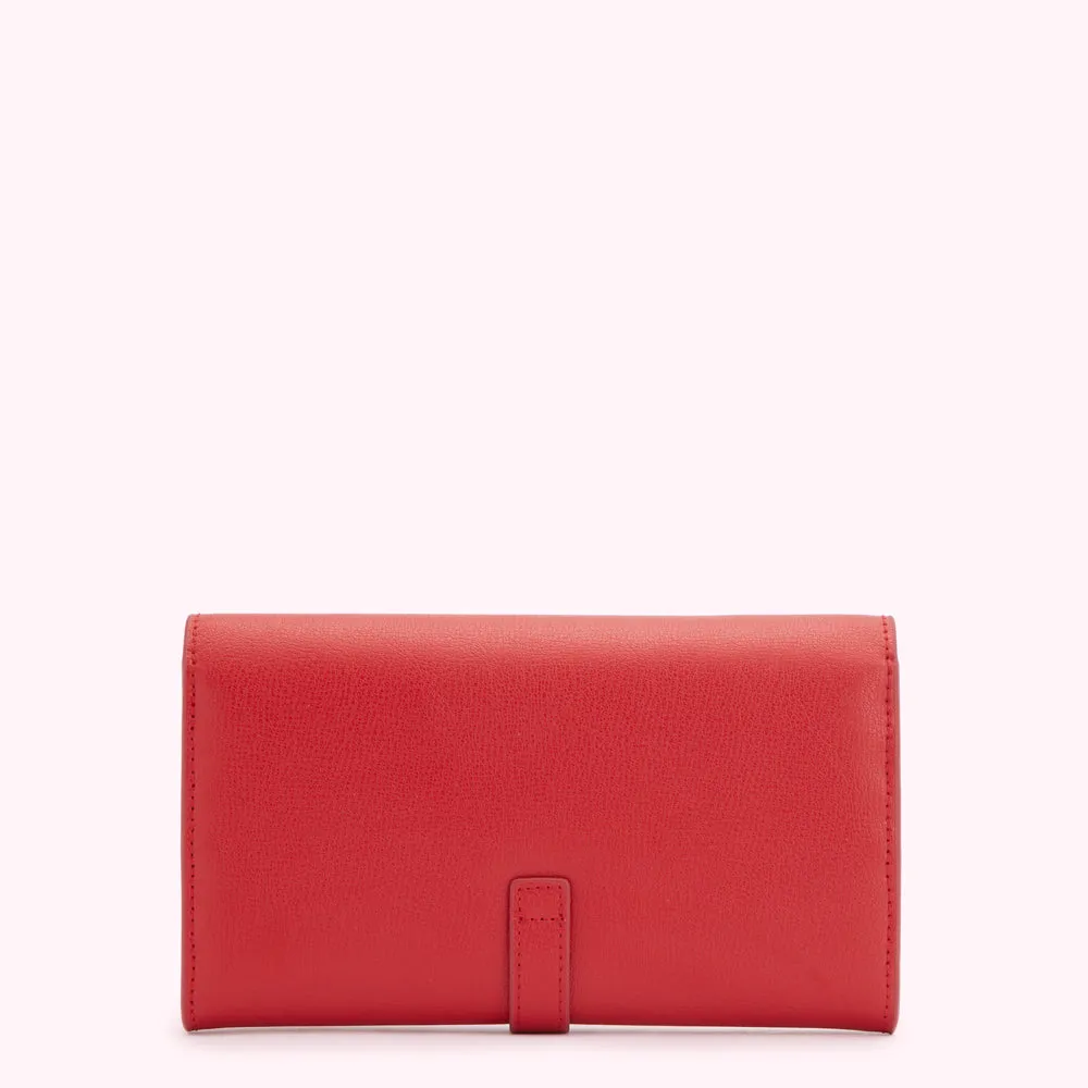 LULU RED JUNIPER CHAIN WALLET