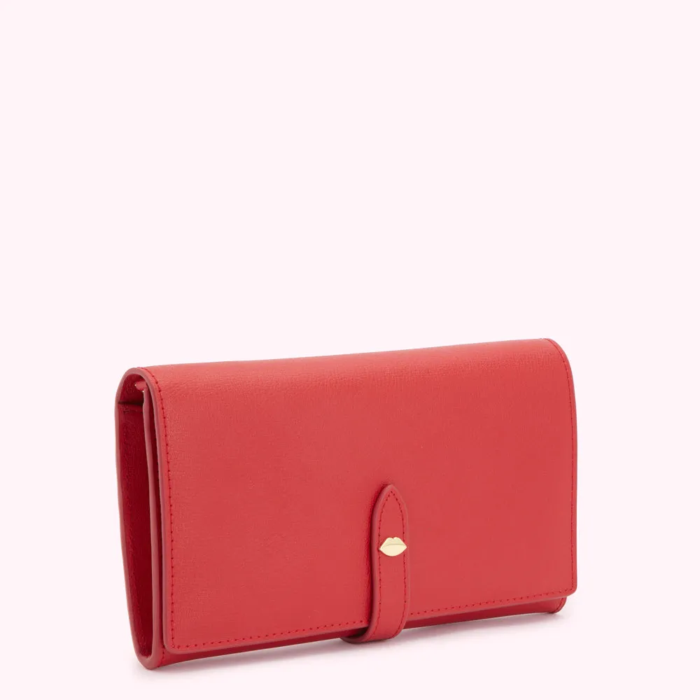 LULU RED JUNIPER CHAIN WALLET
