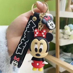 Minnie Silicone | 3D Lanyard Keychain | Durable