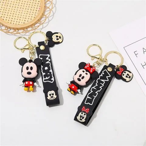 Minnie Silicone | 3D Lanyard Keychain | Durable