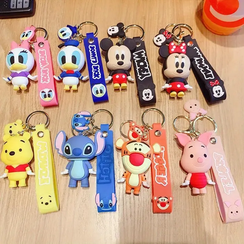Minnie Silicone | 3D Lanyard Keychain | Durable