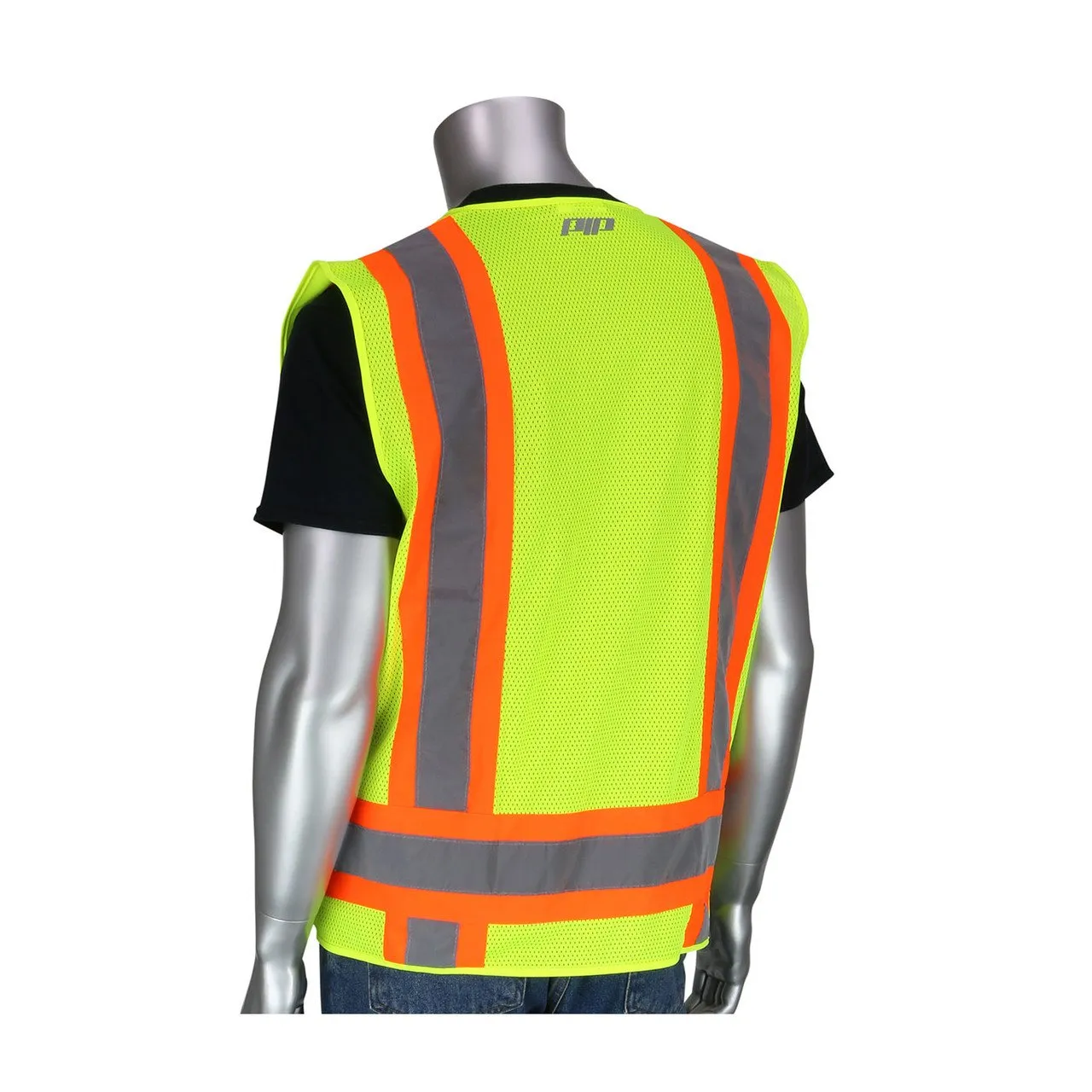 PIP ANSI Type R Class 2 Two-Tone Mesh Surveyors Vest