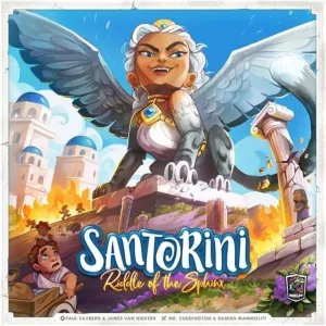 Santorini: Riddle of The Sphinx - A Cooperative, Book-Based Expansion to The Abstract Masterpiece Santorini | Ages 8  | Plays in 20 Minutes